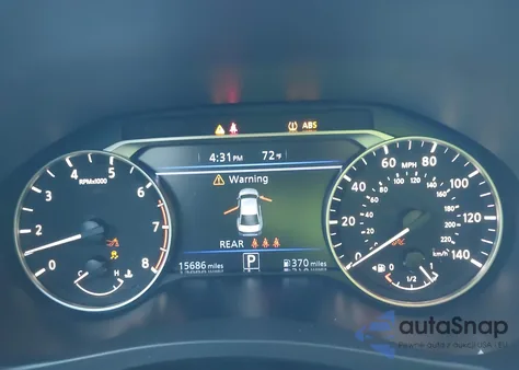 2025 Nissan Altima Sv Fwd из США, поврежденный, VIN 1N4BL4DV9SN370470